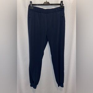 LOLE navy blue activewear joggers with zipped pockets size medium